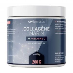 Collagène marin et vitamine C en poudre - 200g – Image 1